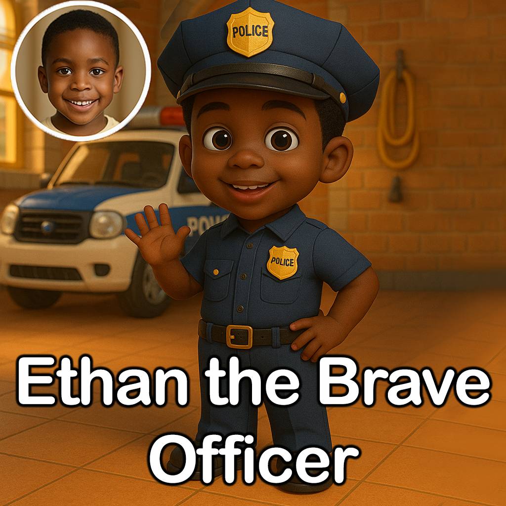 Future Police Hero personalized children’s book – PixiTales